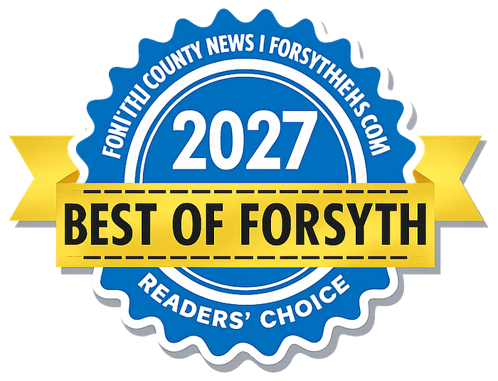 Forsyth County News Best of Forsyth 2027 Readers' Choice badge
